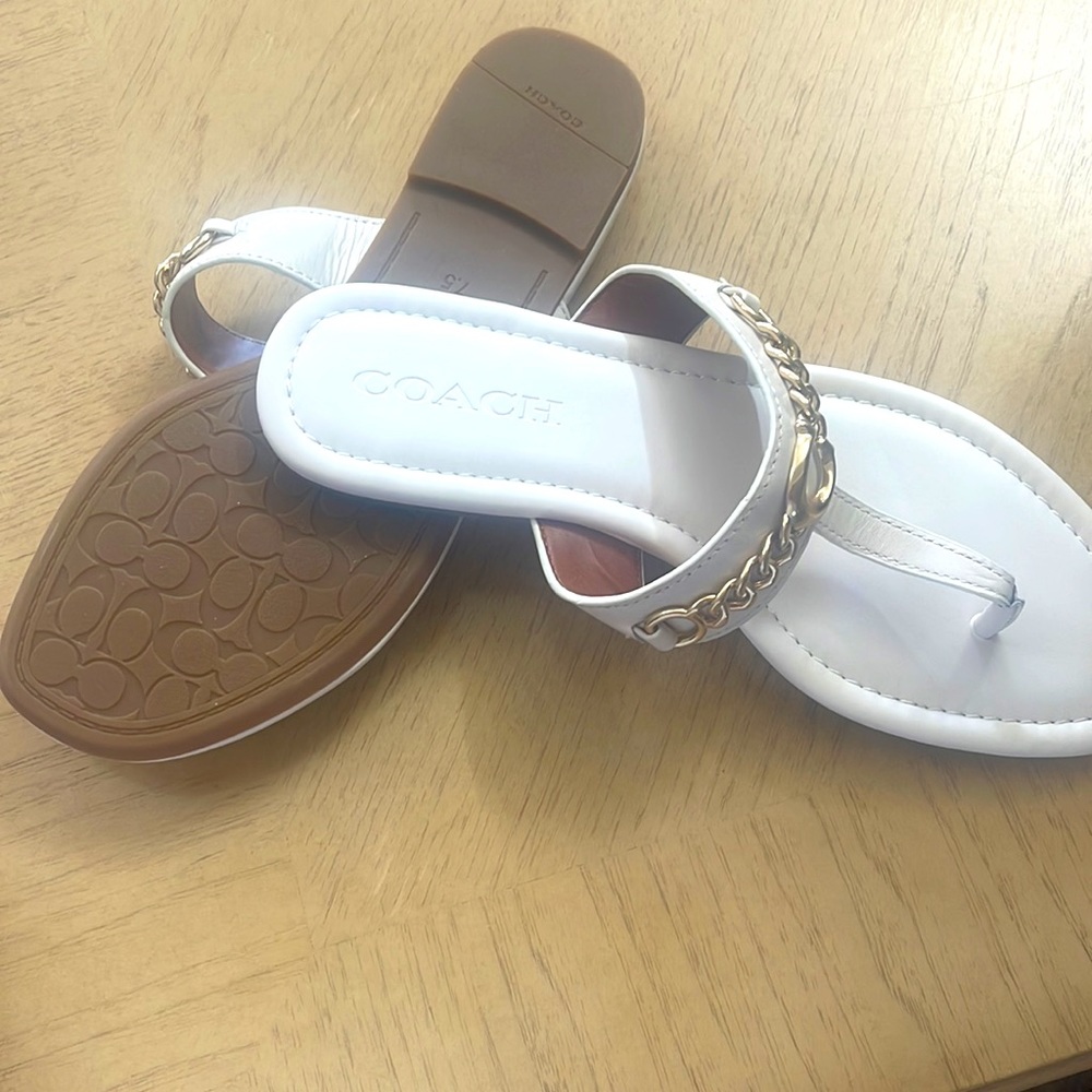 COACH THONG SHOE WITH CHAINED, C FRONT LETTER - Picture 6 of 6